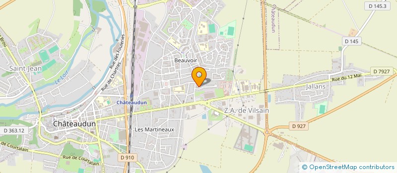 localisation de l'entreprise JOGGING-CLUB DUNOIS à CHATEAUDUN