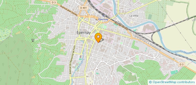 localisation de l'entreprise JOGGING CLUB EPERNAY CHAMPAGNE  EPERNAY