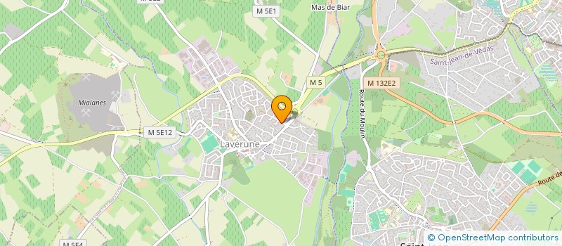 localisation de l'entreprise JOGGING LAVERUNE  LAVERUNE