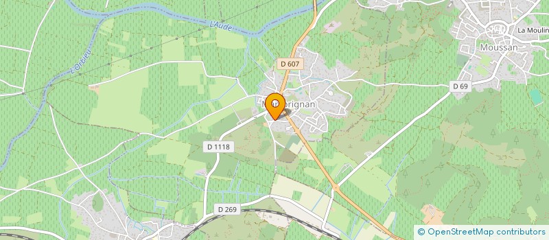 localisation de l'entreprise JOGGING NARBONNE MONTPLAISIR  MARCORIGNAN