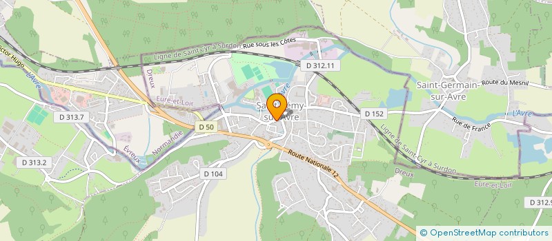 localisation de l'entreprise JOGGING VALLEE D AVRE à SAINT-REMY-SUR-AVRE