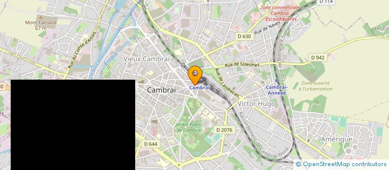 localisation de l'entreprise JOGO à CAMBRAI