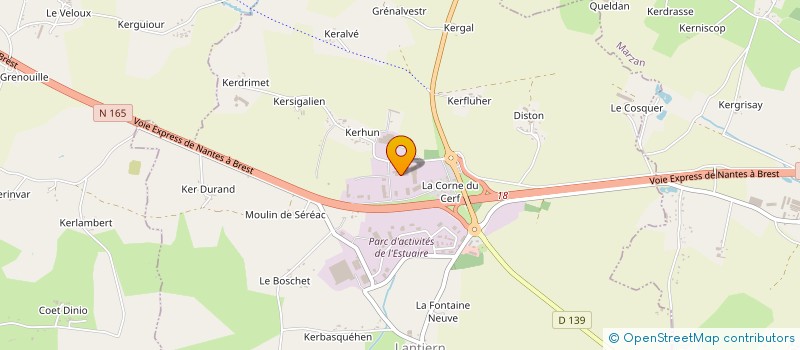 localisation de l'entreprise JOGODEV à ARZAL