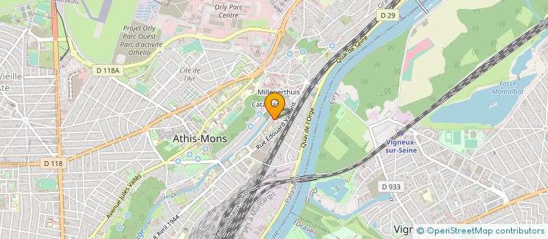 localisation de l'entreprise JOGOYA MULTISERVICES à ATHIS-MONS
