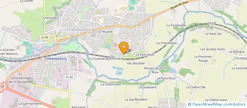 localisation de l'entreprise JOGUET INVESTISSEMENTS à CHATEAUBOURG