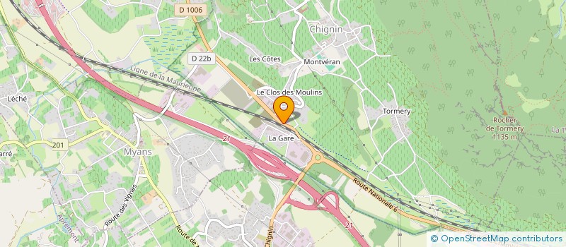 localisation de l'entreprise JOGUET VALENTIN VERONIQUE  PORTE-DE-SAVOIE