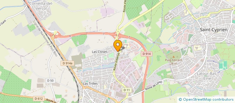 localisation de l'entreprise JOGUIMA  ELNE