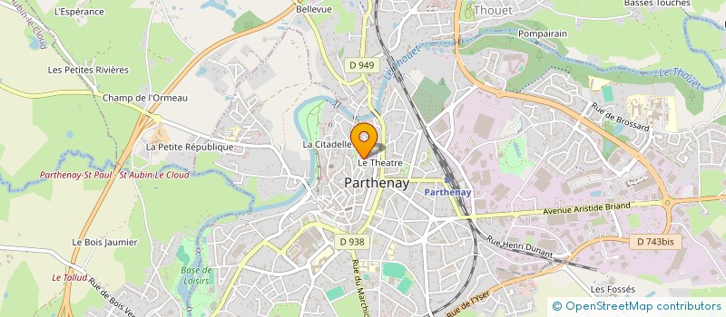 localisation de l'entreprise JOGYTARA SARL à PARTHENAY