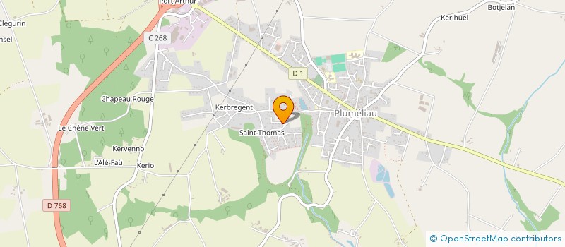 localisation de l'entreprise JOHAAU  PLUMELIAU-BIEUZY