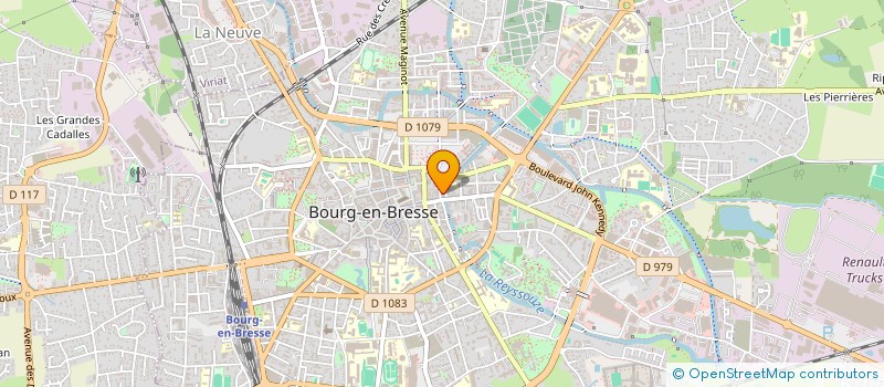 localisation de l'entreprise JOHAN PERRIN SELARLU DE GEOMETRES-EXPERTS à BOURG-EN-BRESSE