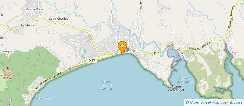 localisation de l'entreprise JOHAN VIOLTON IMMOBILIER  LE DIAMANT