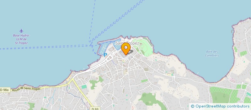 localisation de l'entreprise JOHANA à SAINT-TROPEZ