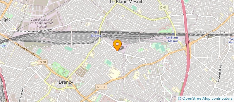 localisation de l'entreprise JOHANN BONNET  DRANCY