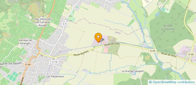 localisation de l'entreprise JOHANN DESMURS à GIVRY