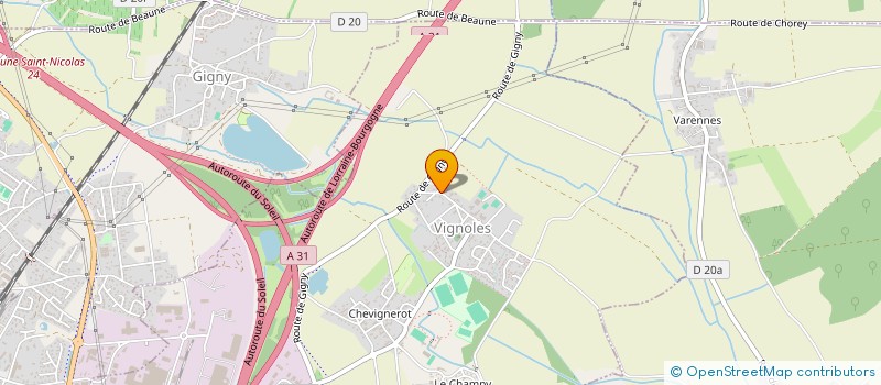 localisation de l'entreprise JOHANN SOULAS  VIGNOLES