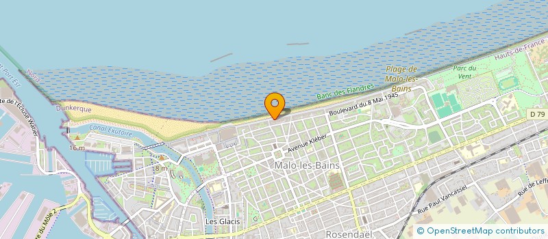 localisation de l'entreprise JOHETPHIL à DUNKERQUE