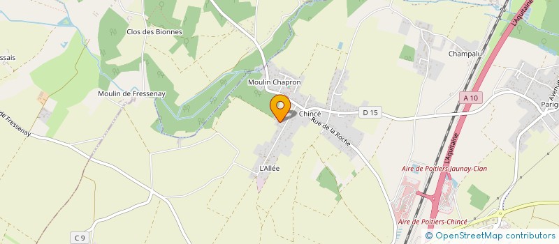 localisation de l'entreprise JOHLAU  JAUNAY-MARIGNY