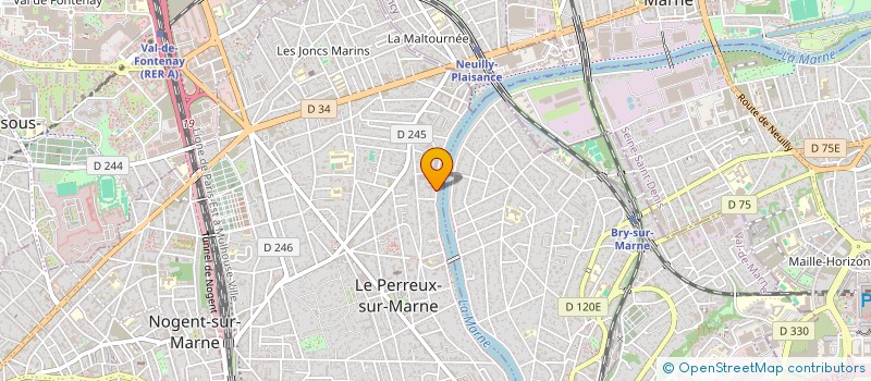 localisation de l'entreprise JOHN ALEX  LE PERREUX-SUR-MARNE