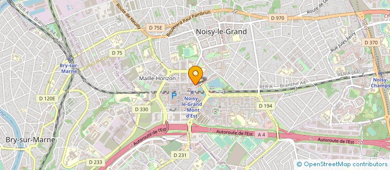 localisation de l'entreprise JOHN BERNAL  NOISY-LE-GRAND