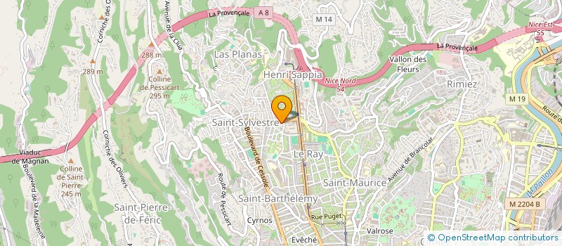 localisation de l'entreprise JOHN BIKE à NICE