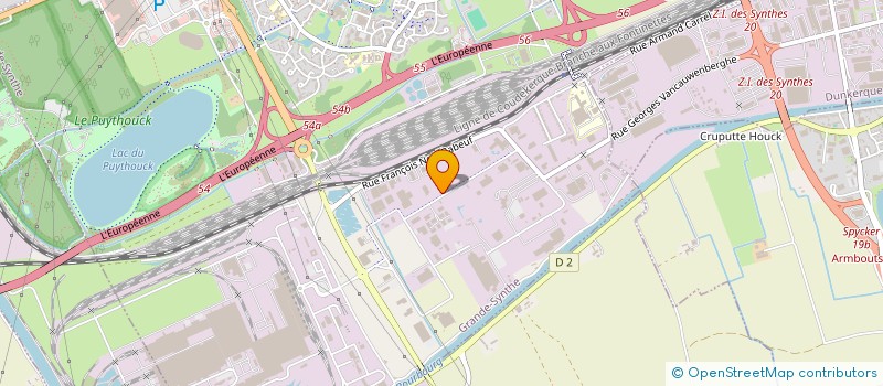 localisation de l'entreprise JOHN COCKERILL SERVICES FRANCE NORD à GRANDE-SYNTHE