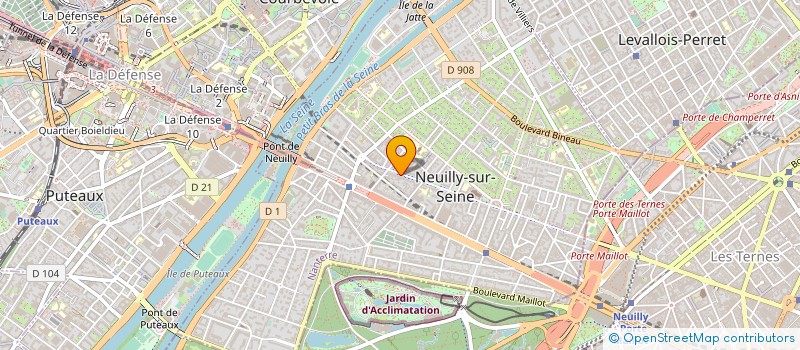 localisation de l'entreprise JOHN COMPANY à NEUILLY-SUR-SEINE