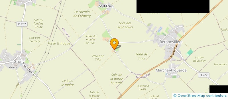 localisation de l'entreprise JOHN CORTO FX  RETHONVILLERS