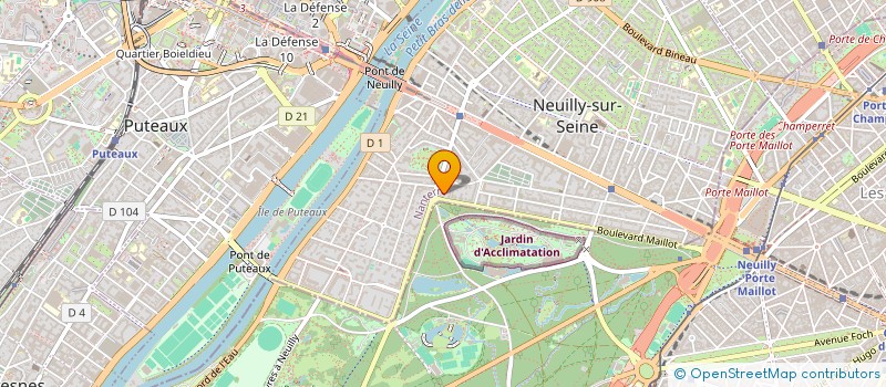 localisation de l'entreprise JOHN COTTON'S à NEUILLY-SUR-SEINE