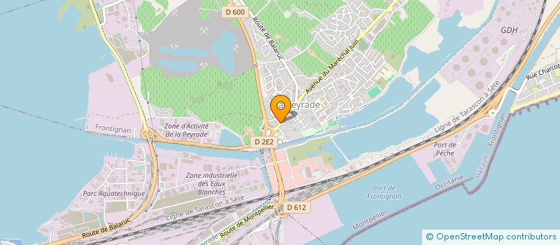 localisation de l'entreprise JOHN DRIVER à FRONTIGNAN