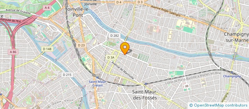 localisation de l'entreprise JOHN JOHN à SAINT-MAUR-DES-FOSSES