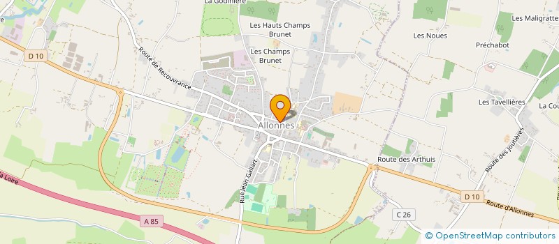 localisation de l'entreprise JOHN MARECHALERIE  ALLONNES