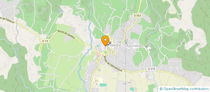 localisation de l'entreprise JOHN NICAULT  FAYENCE