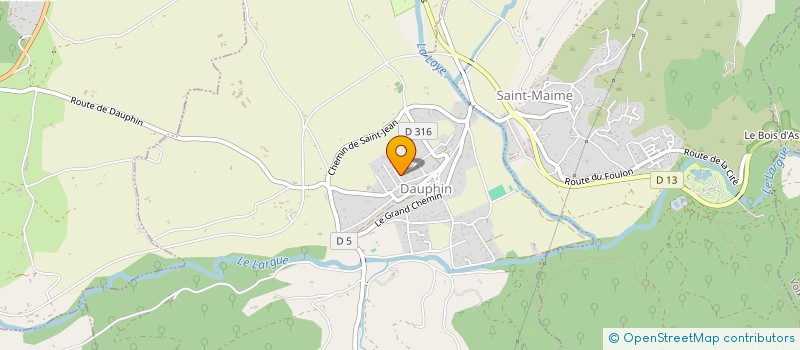 localisation de l'entreprise JOHN PISCINES  DAUPHIN