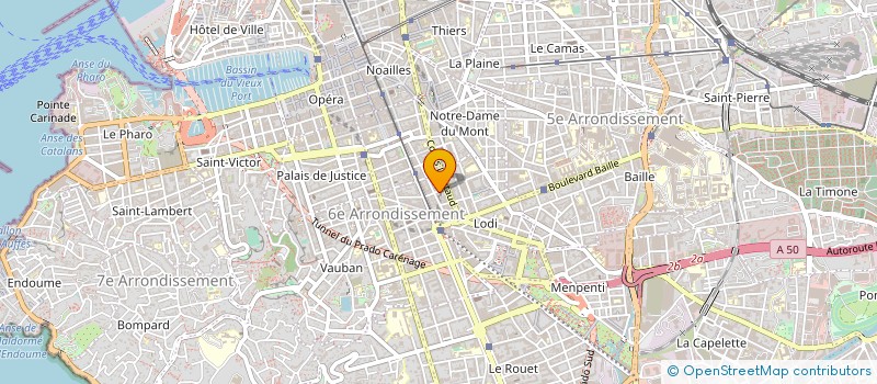 localisation de l'entreprise JOHN'S TRAITEUR à MARSEILLE
