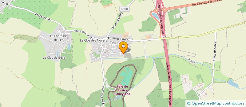 localisation de l'entreprise JOHNAN  FEY