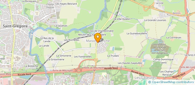 localisation de l'entreprise JOHNEY  SAINT-GREGOIRE