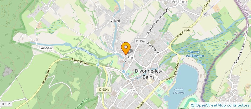 localisation de l'entreprise JOHNNY FAN TOUR  DIVONNE-LES-BAINS