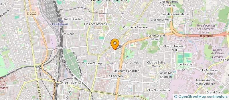 localisation de l'entreprise JOHNSON à ORLEANS