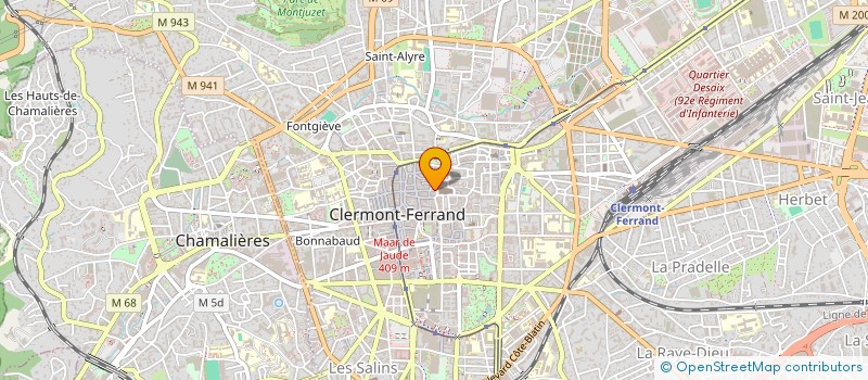 localisation de l'entreprise JOHNSON DESIGN  CLERMONT-FERRAND