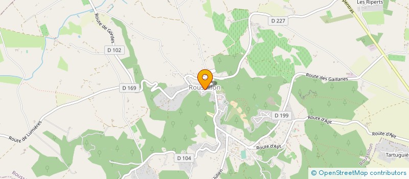 localisation de l'entreprise JOHNSON-DURIF  ROUSSILLON