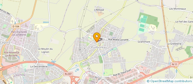 localisation de l'entreprise JOHNSON JARDINS  PUILBOREAU