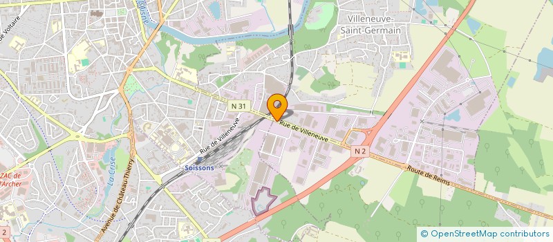 localisation de l'entreprise JOHNSON SCREENS SOISSONS SAS à BILLY-SUR-AISNE