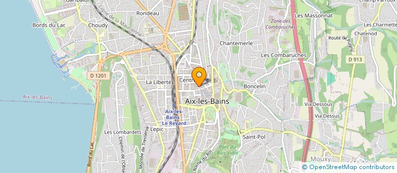 localisation de l'entreprise JOHNWOOD AGENCY  AIX-LES-BAINS