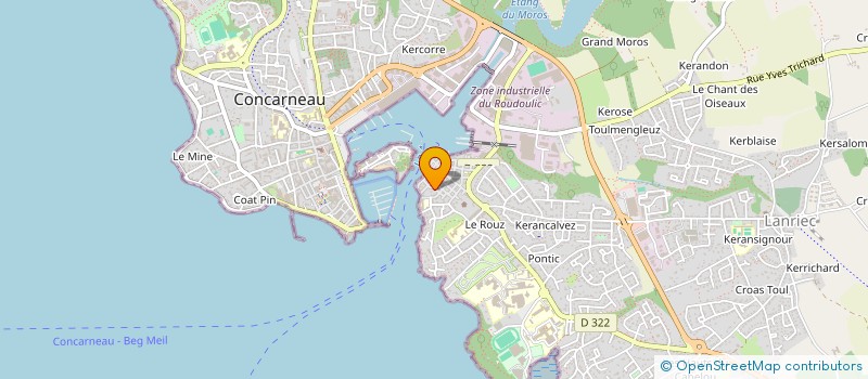 localisation de l'entreprise JOHSAANN à CONCARNEAU