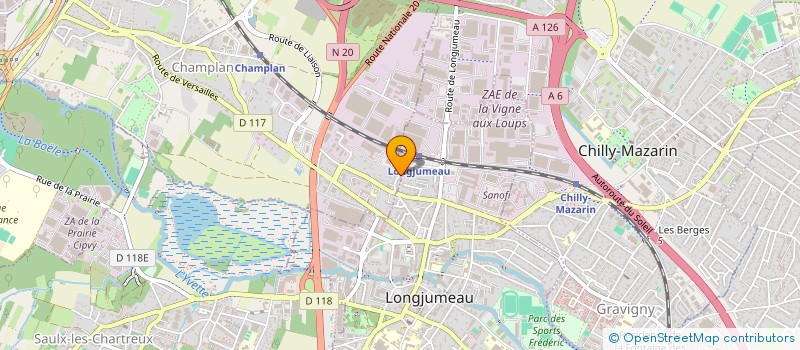 localisation de l'entreprise JOHWIN  CHAMPLAN