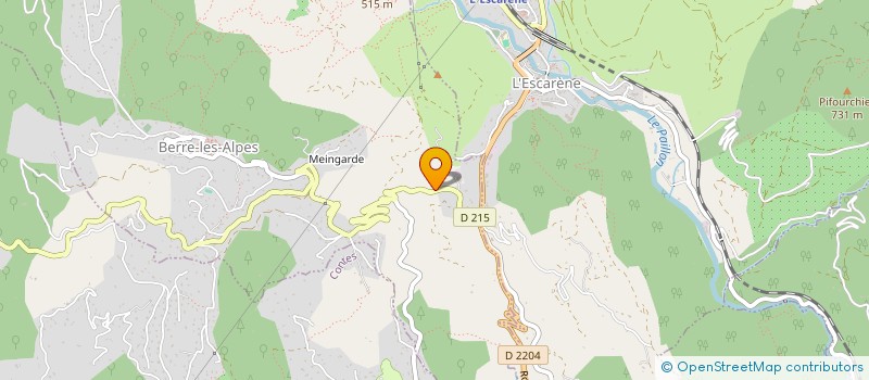localisation de l'entreprise JOIA à BERRE-LES-ALPES
