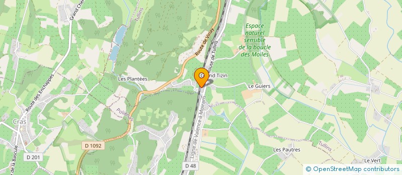 localisation de l'entreprise JOIA  TULLINS