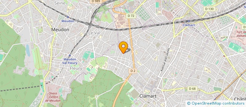 localisation de l'entreprise JOIA O. à CLAMART