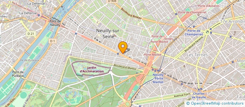localisation de l'entreprise JOICAP à NEUILLY-SUR-SEINE