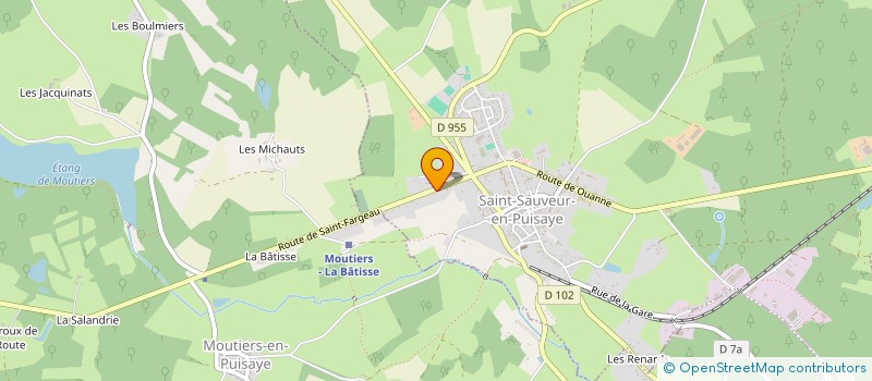 localisation de l'entreprise JOIE à SAINT-SAUVEUR-EN-PUISAYE